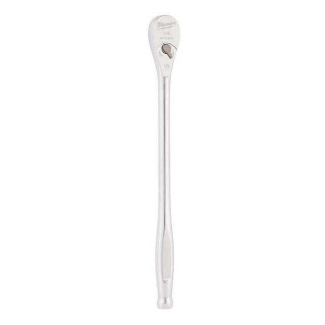 Milwaukee 48-22-9005 1/4 in. Drive 90-Tooth Extended Ratchet with 4 Degree Arc Swing (9 in.)