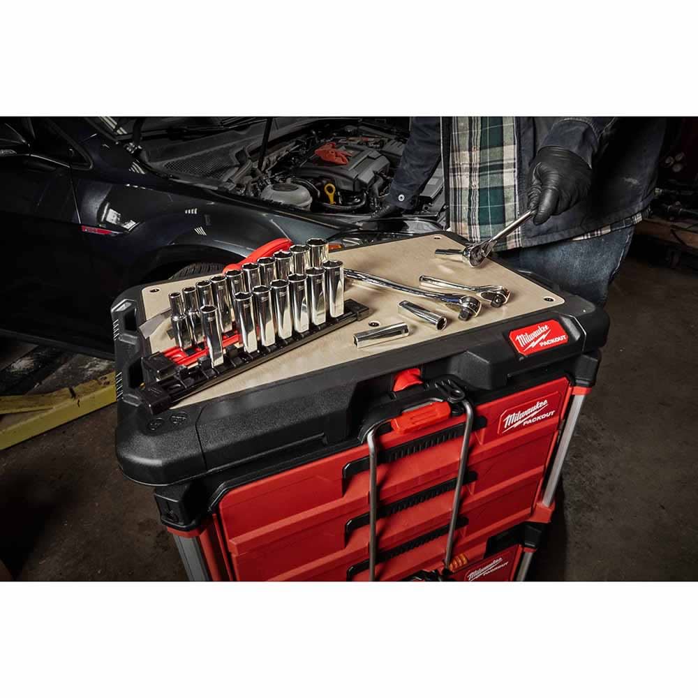 Milwaukee 48-22-9005 1/4 in. Drive 90-Tooth Extended Ratchet with 4 Degree Arc Swing (9 in.) - 7