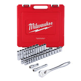 Milwaukee 48-22-9010 47 pc 1/2" Socket Wrench Set – SAE & Metric