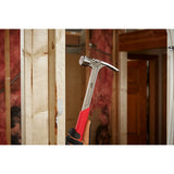 Milwaukee 48-22-9029 28oz Milled Face Framing Hammer - 10