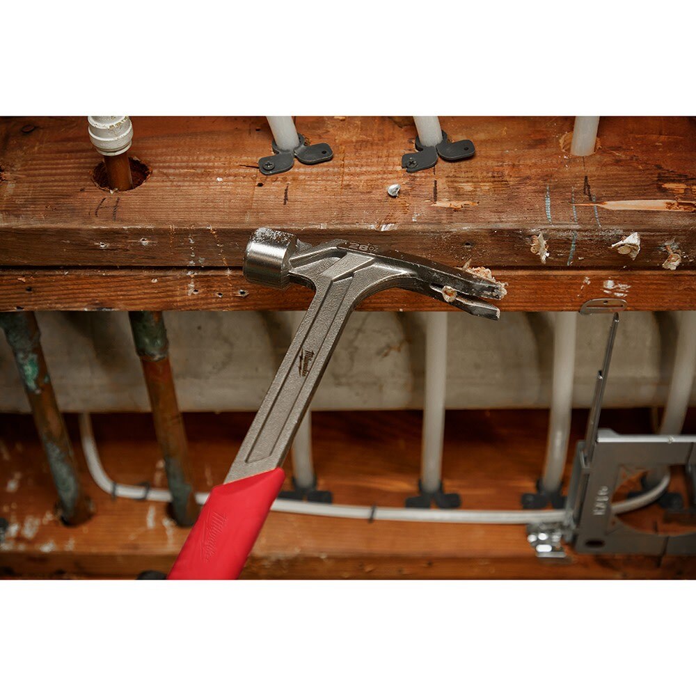 Milwaukee 48-22-9029 28oz Milled Face Framing Hammer - 11