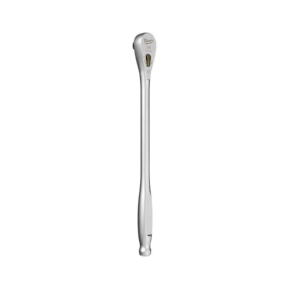 Milwaukee 48-22-9037 3/8 in. Drive 12 in. Ratchet with 90-Tooth Design and 4 Degree Arc Swing - 3