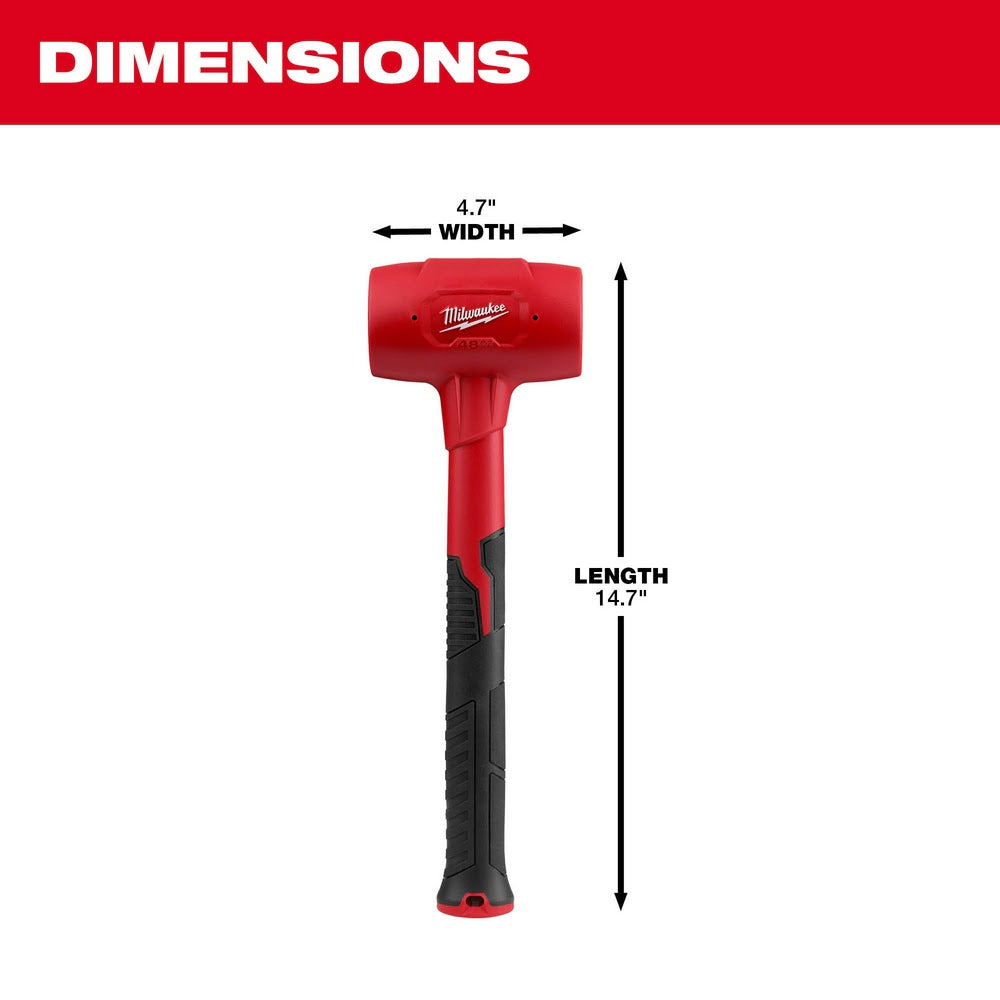 Milwaukee 48-22-9151 48oz Dead Blow Hammer - 3