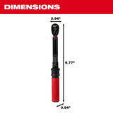 Milwaukee 48-22-9200 1/4 Inch Drive Click Torque Wrench (40-200 in-lbf) - 6
