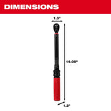 Milwaukee 48-22-9202 3/8 in. Drive Click Torque Wrench 20-100 ft-lbf ±3% Accuracy - 6