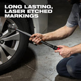 Milwaukee 48-22-9203 1/2 Inch Drive Click Torque Wrench, 50-250 ft-lbf Range - 4