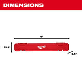 Milwaukee 48-22-9203 1/2 Inch Drive Click Torque Wrench, 50-250 ft-lbf Range - 7