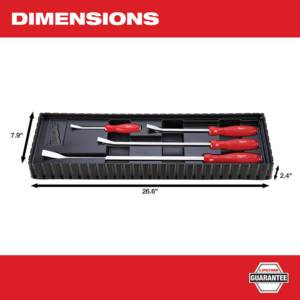 Milwaukee 48-22-9214 4 Piece Pry Bar Set - 4