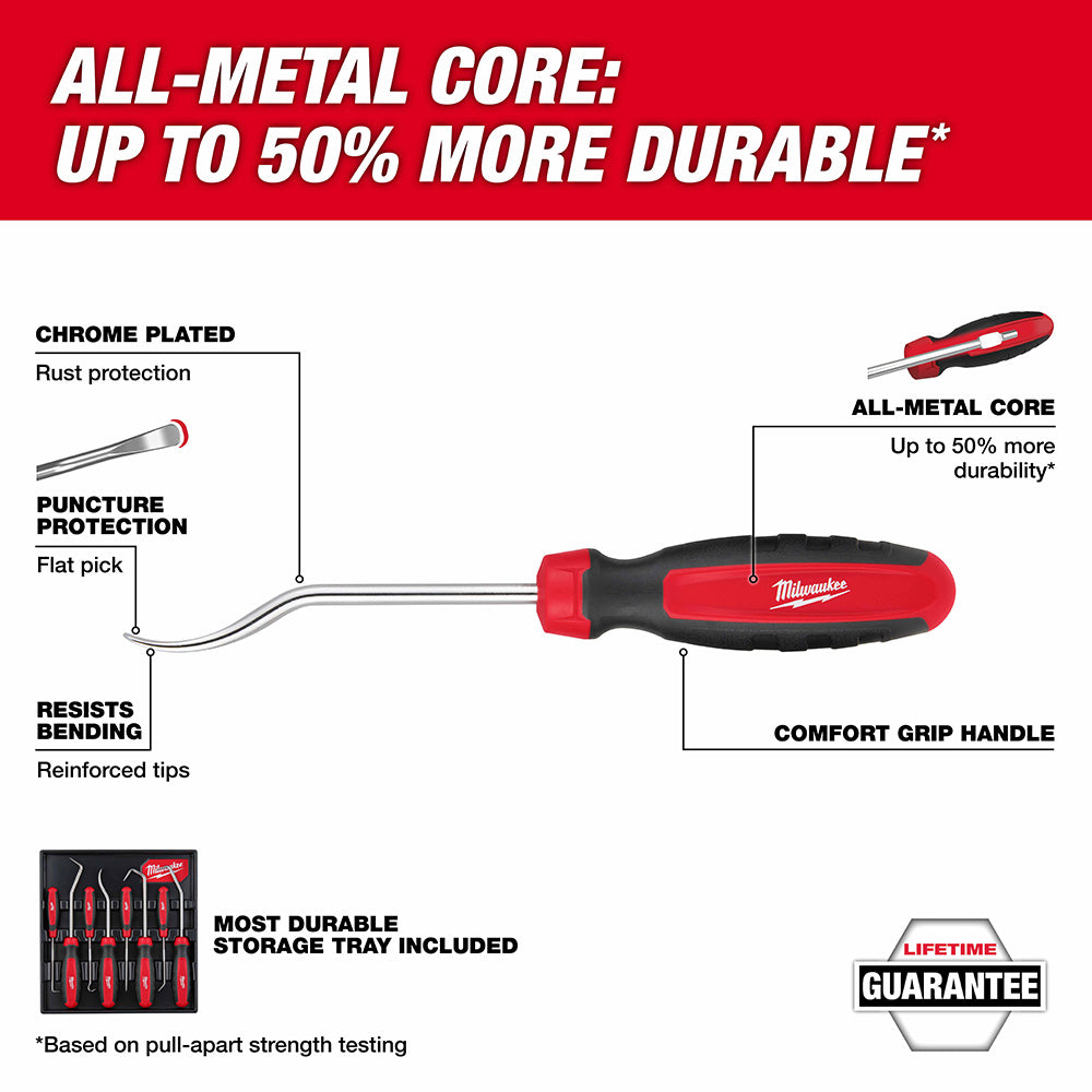 Milwaukee 48-22-9218 8pc Hook & Pick Set - 5