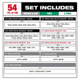 Milwaukee 48-22-9280 1/4"  3/8" 1/2" Drive Bit Socket Set with PACKOUT Organizer (106-Piece) - 3