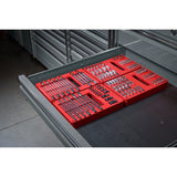 Milwaukee 48-22-9280 1/4"  3/8" 1/2" Drive Bit Socket Set with PACKOUT Organizer (106-Piece) - 11