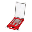 Milwaukee 48-22-9284 1/4" and 3/8" SAE Hex Bit Socket Set with Low-Profile Organizer (46 Piece)
