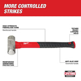 Milwaukee 48-22-9312 2.5lb Fiberglass Engineer Hammer - 2