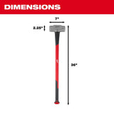 Milwaukee 48-22-9332 10 lb Sledge Hammer with 36 in Handle - 2