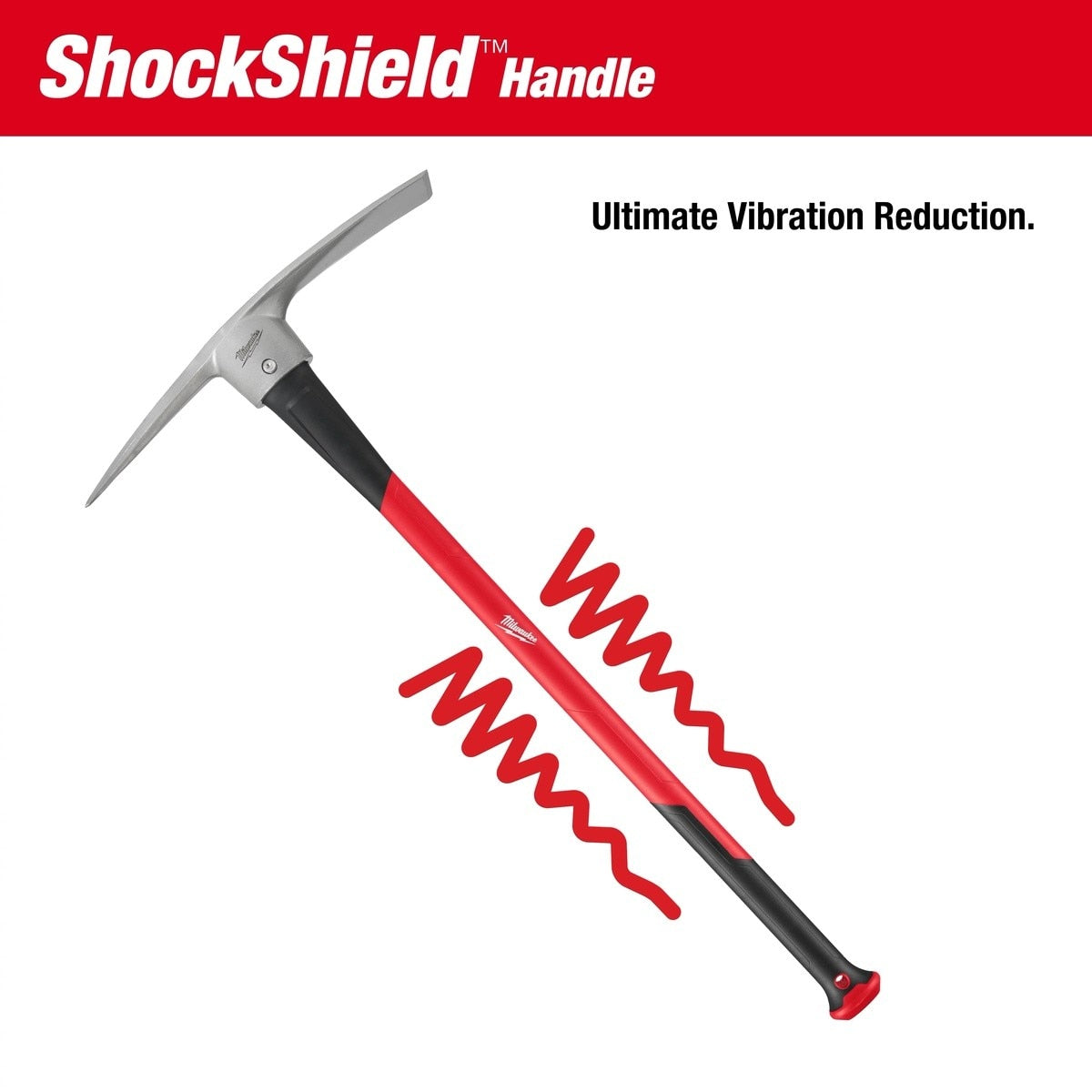Milwaukee 48-22-9335 5 lb Pick Mattock with 36" Steel Reinforced Fiberglass Handle - 4