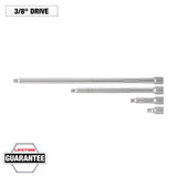 Milwaukee 48-22-9341 4pc 3/8 Drive Extension Set