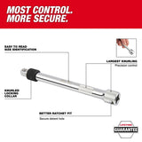 Milwaukee 48-22-9360 3pc 1/4” Drive Locking Extension Set - 2