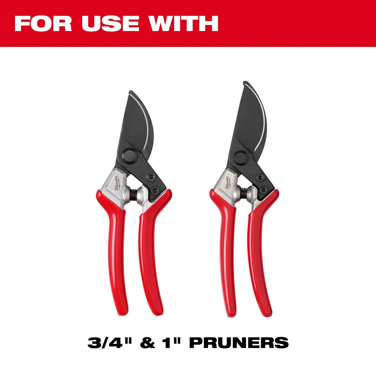 Milwaukee 48-22-9364 Pruner Sheath for 3/4" and 1" Pruners, Synthetic Leather, Belt Clip - 4