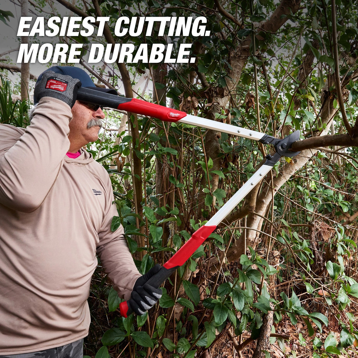 Milwaukee 48-22-9366 2" Lopper – High Carbon Steel Blades, 2" Cut Capacity, Durable Aluminum Handles - 7
