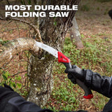 Milwaukee 48-22-9371 10" Folding Pruning Saw – Fast, Clean Cutting for Branches up to 6" - 10