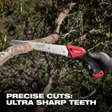 Milwaukee 48-22-9374 10" Straight Fixed Pruning Saw with Reversible Scabbard - 5