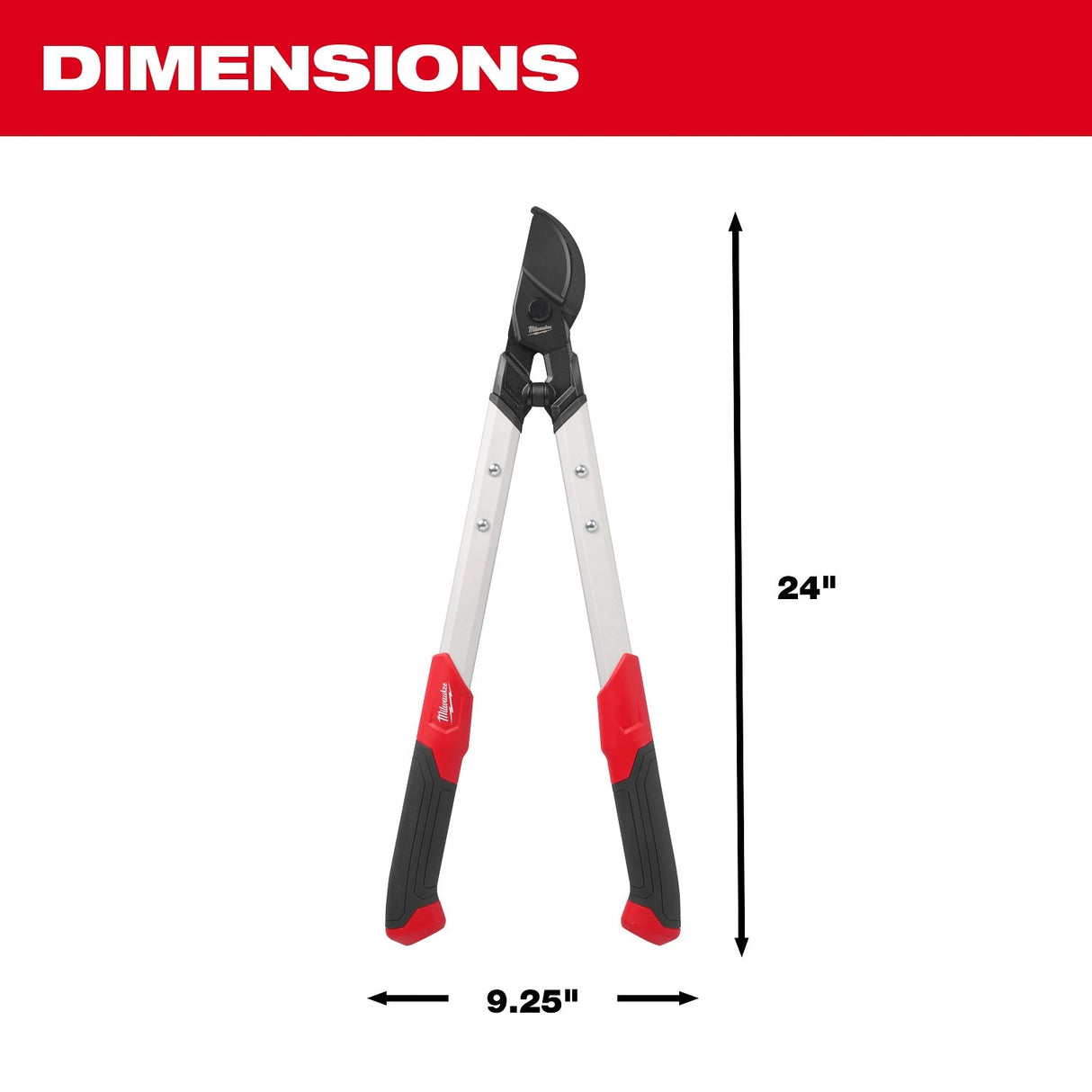 Milwaukee 48-22-9379 1-1/2" Branch Cutting Lopper with 20" Aluminum Handles - 6