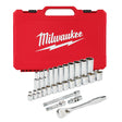 Milwaukee 48-22-9408 3/8" Drive 28 Piece Ratchet & Socket Set- SAE