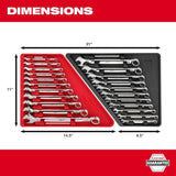 Milwaukee 48-22-9411 11pc SAE Combination Wrench Set - 7