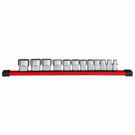 Milwaukee 48-22-9420 12pc 3/8" Drive 12-Point SAE Socket Set