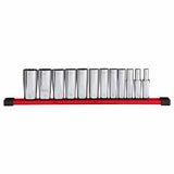 Milwaukee 48-22-9421 12pc 3/8” Drive 12-Point Deep Well SAE Socket Set