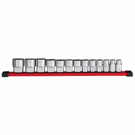 Milwaukee 48-22-9422 13pc 1/2” Drive 12-Point SAE Socket Set