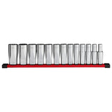 Milwaukee 48-22-9424 13pc 1/2” Drive 12-Point Deep Well SAE Socket Set