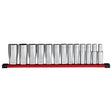 Milwaukee 48-22-9424 13pc 1/2” Drive 12-Point Deep Well SAE Socket Set