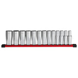 Milwaukee 48-22-9424 13pc 1/2” Drive 12-Point Deep Well SAE Socket Set