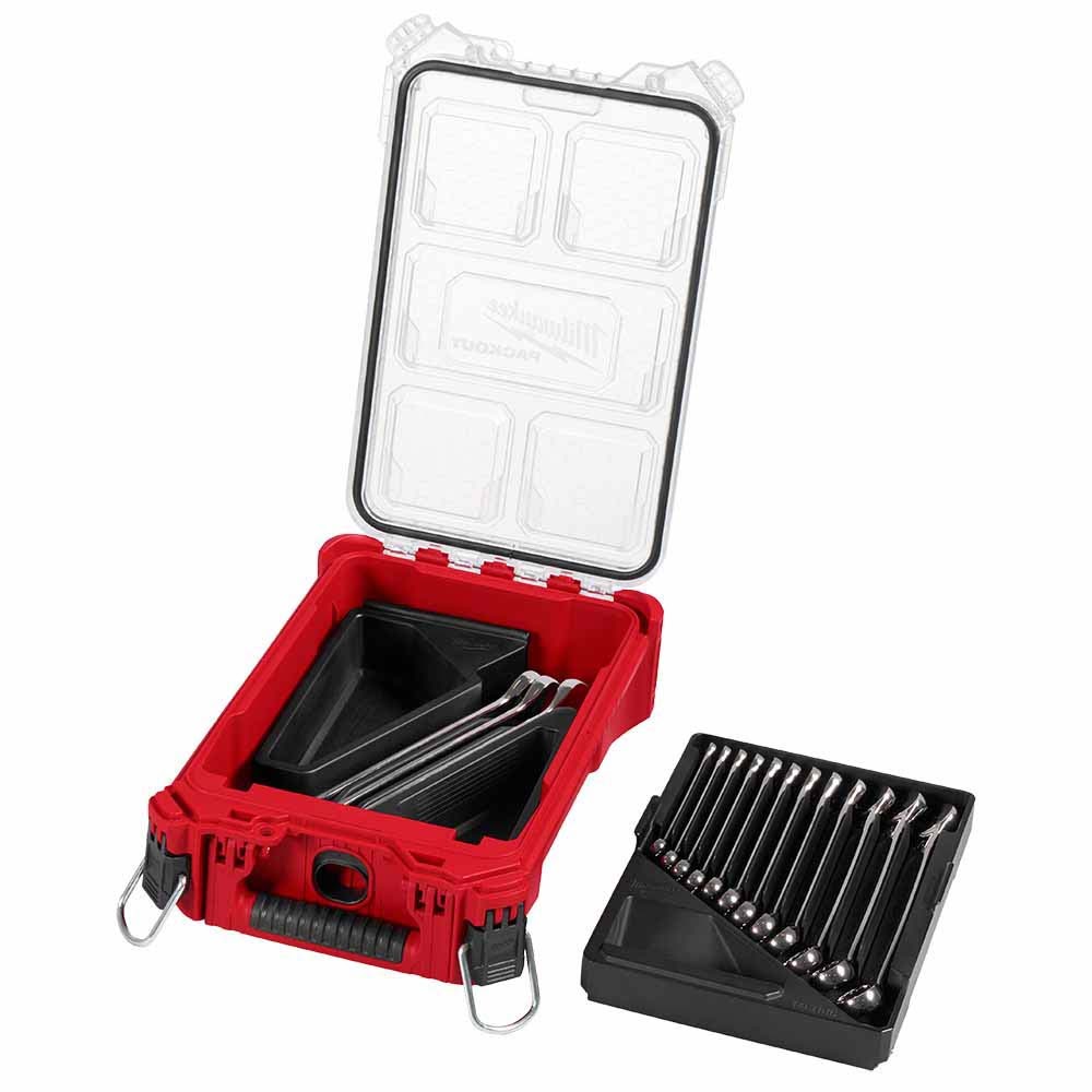 Milwaukee 48-22-9483 15pc Metric Combination Wrench Set with PACKOUT Compact Organizer - 12