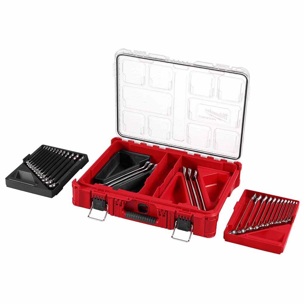 Milwaukee 48-22-9485 30pc Metric & SAE Combination Wrench Set with PACKOUT Organizer - 13