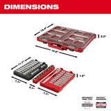 Milwaukee 48-22-9487 47PC 1/2" Drive Ratchet & Socket Set with PACKOUT Organizer - 5