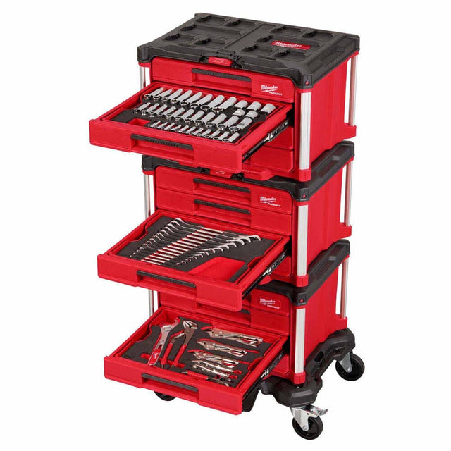 Milwaukee 48-22-9495 366pc. Master Mechanics Hand Tool Set with PACKOUT Drawers and Dolly