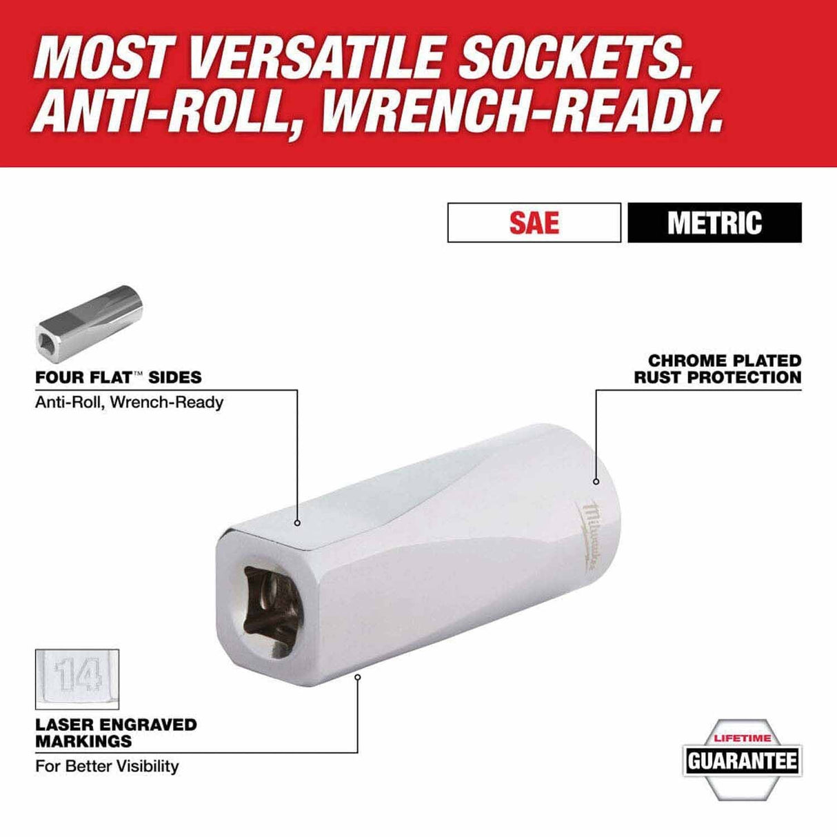 Milwaukee 48-22-9495 366pc. Master Mechanics Hand Tool Set with PACKOUT Drawers and Dolly - 4