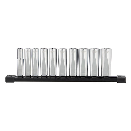 Milwaukee  48-22-9505 3/8" Drive 10pc Deep Well Socket Set - Metric