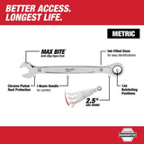 Milwaukee 48-22-9506 7 Piece Ratcheting Combination Wrench Set - Metric - 3