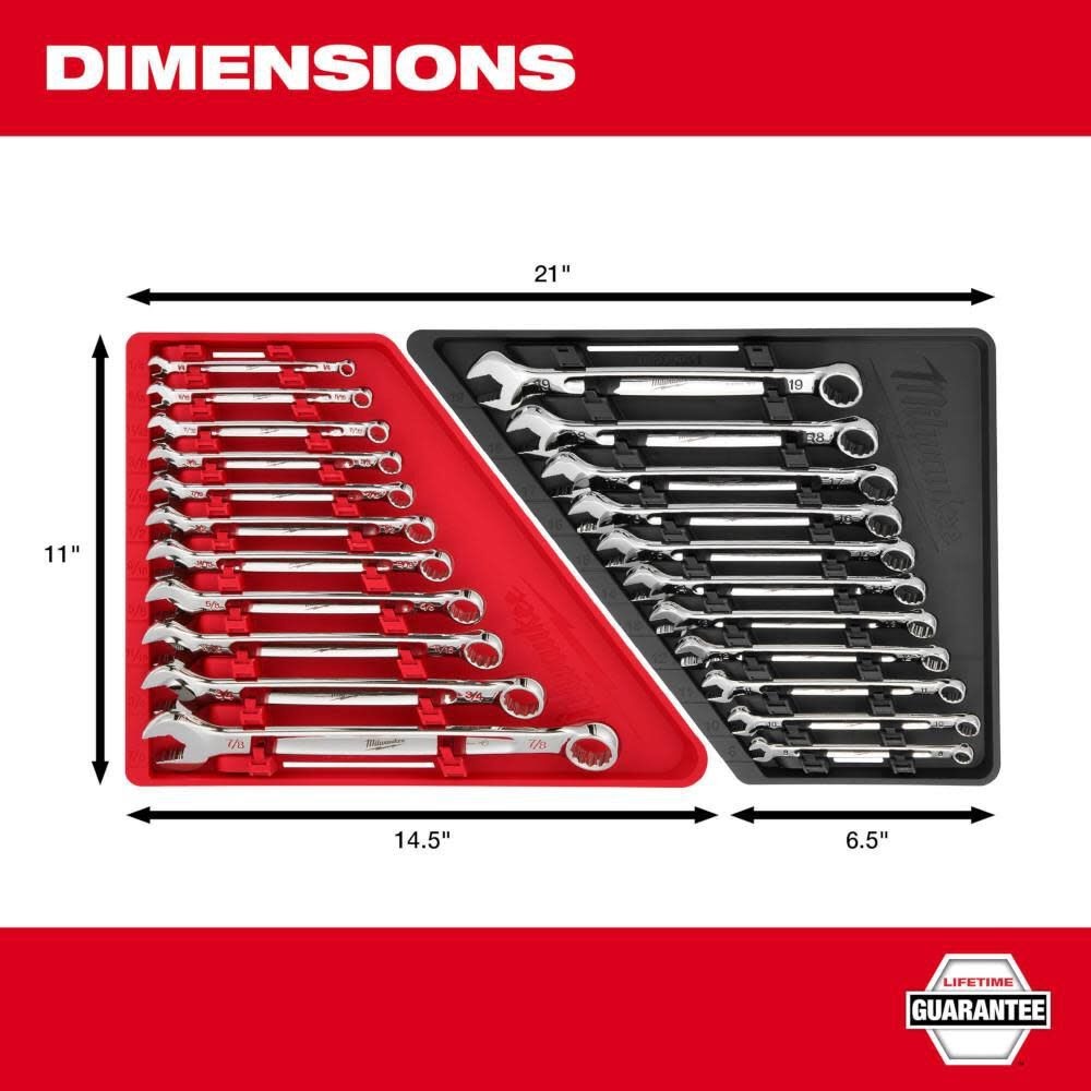 Milwaukee 48-22-9511 11pc Metric Combination Wrench Set - 7