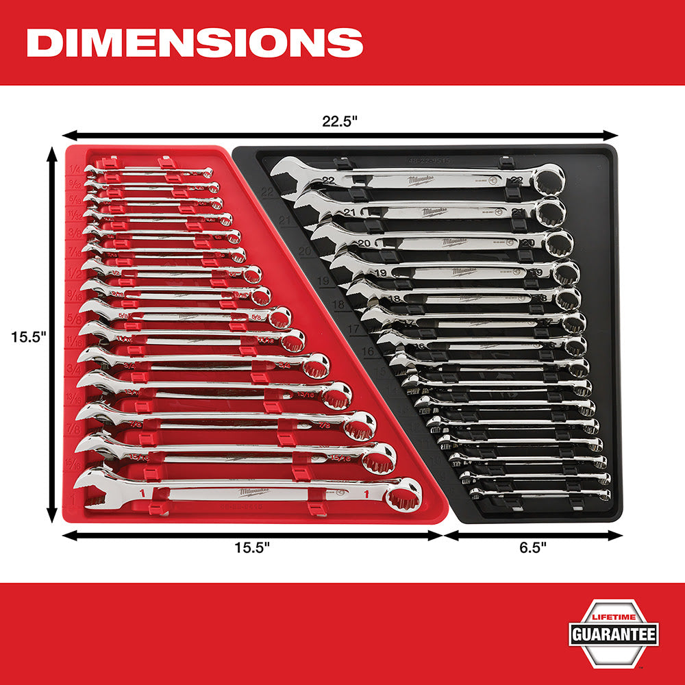 Milwaukee 48-22-9515 15 Piece Combination Wrench Set - Metric - 4