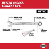 Milwaukee 48-22-9516 15 Piece Ratcheting Combination Wrench Set - Metric - 3