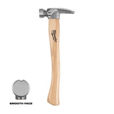 Milwaukee 48-22-9517 16 oz Smooth Face Hickory Handle Hammer - 2