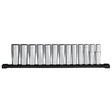 Milwaukee 48-22-9524 13pc 1/2” Drive 12-Point Deep Well Metric Socket Set