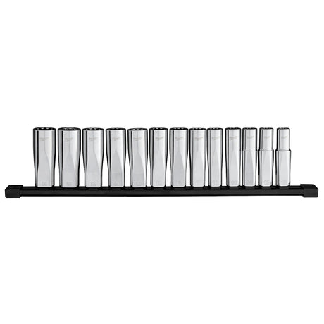 Milwaukee 48-22-9524 13pc 1/2” Drive 12-Point Deep Well Metric Socket Set