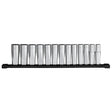 Milwaukee 48-22-9524 13pc 1/2” Drive 12-Point Deep Well Metric Socket Set