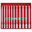 Milwaukee 48-22-9534 1/4 and 3/8 Inch Drive Long TORX Bit Socket Set with FOUR FLAT Sides (11 Piece)