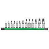 Milwaukee 48-22-9535 Tamper Proof Torx Bit Socket Set for 1/4 in and 3/8 in Drives (13 Piece)